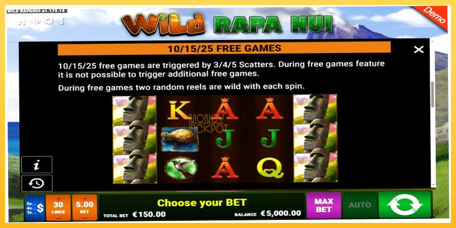 Игровой аппарат Wild Rapa Nui - игра на реальные деньги, картинка 4