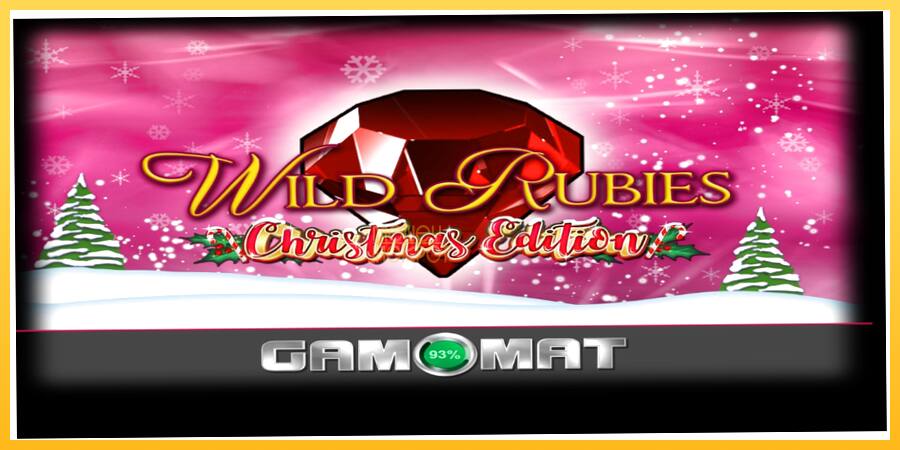 Игровой аппарат Wild Rubies Сhristmas Edition - игра на реальные деньги, картинка 1