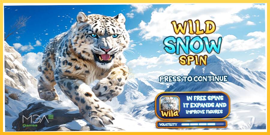 Игровой аппарат Wild Snow Spin - игра на реальные деньги, картинка 1