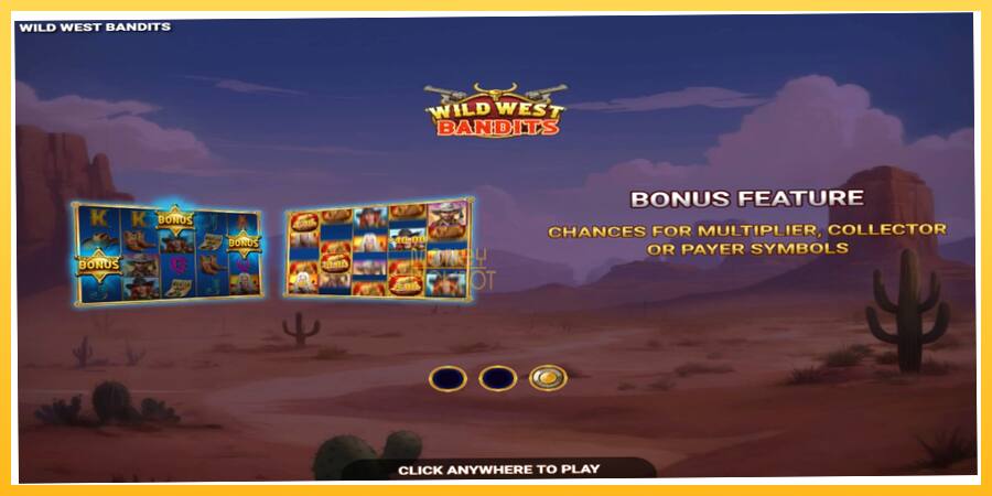 Игровой аппарат Wild West Bandits - игра на реальные деньги, картинка 1