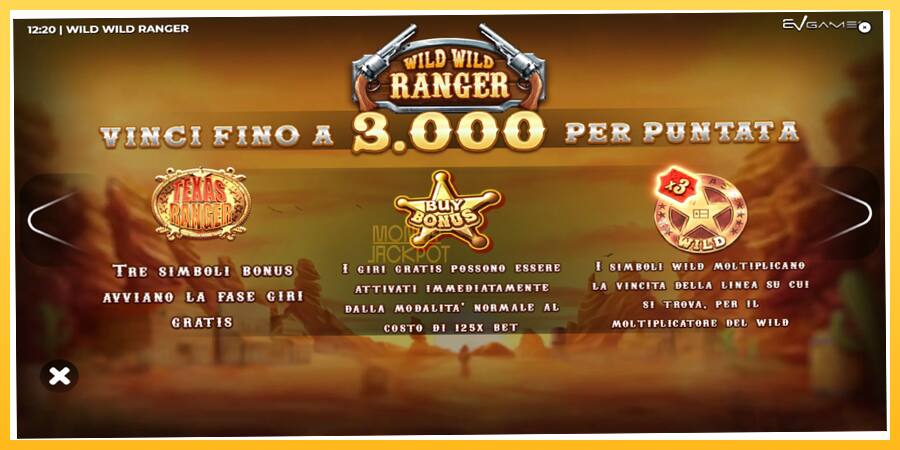 Игровой аппарат Wild Wild Ranger - игра на реальные деньги, картинка 5