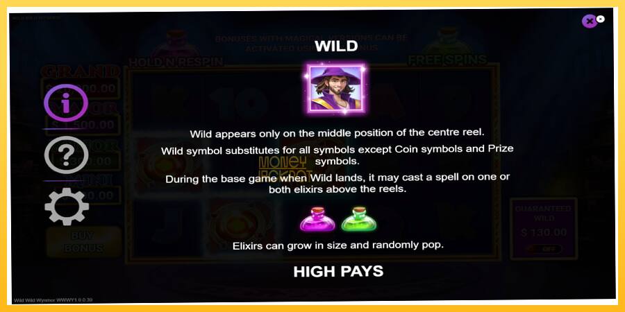 Игровой аппарат Wild Wild Wynmor - игра на реальные деньги, картинка 5