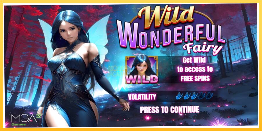 Игровой аппарат Wild Wonderful Fairy - игра на реальные деньги, картинка 1