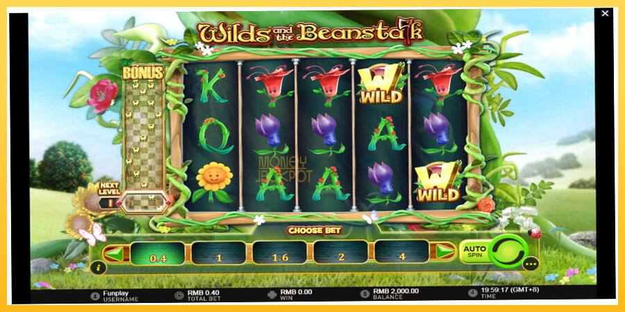 Игровой аппарат Wilds and the Beanstalk - игра на реальные деньги, картинка 2