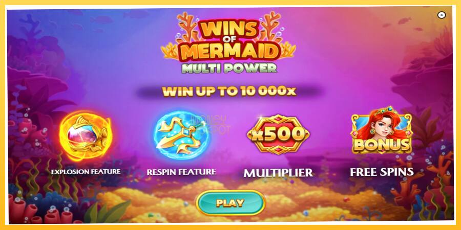 Игровой аппарат Wins of Mermaid Multi Power - игра на реальные деньги, картинка 1