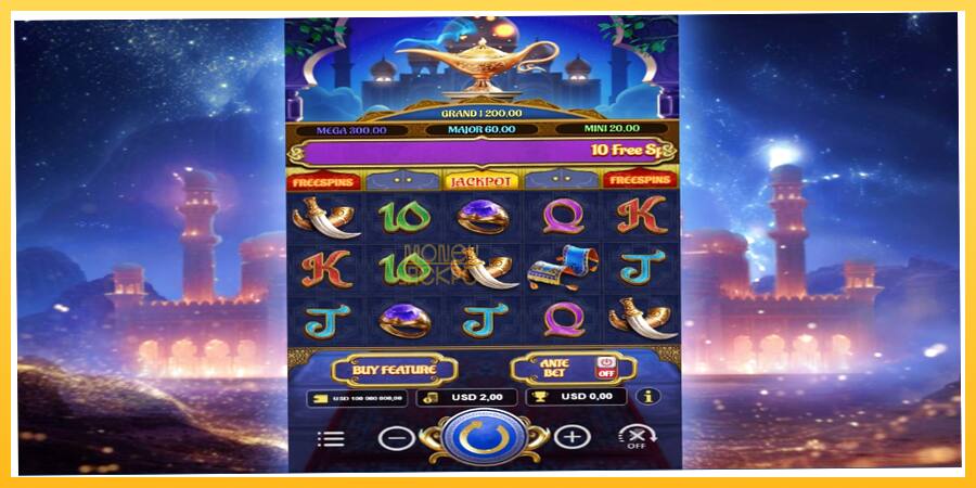 Игровой аппарат Wishes of the Genie - игра на реальные деньги, картинка 1