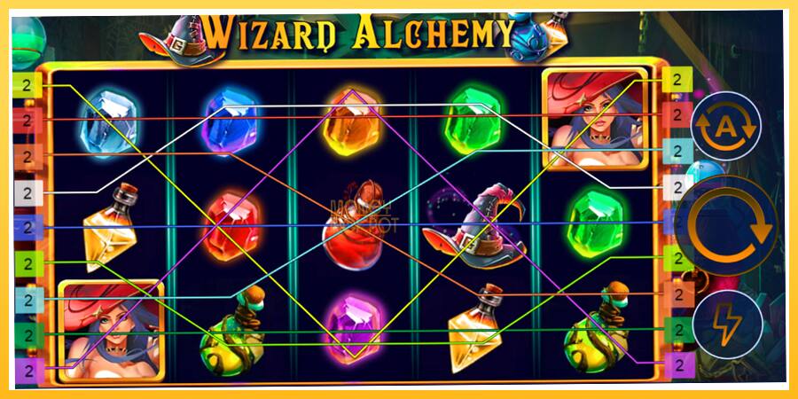 Игровой аппарат Wizard Alchemy - игра на реальные деньги, картинка 2