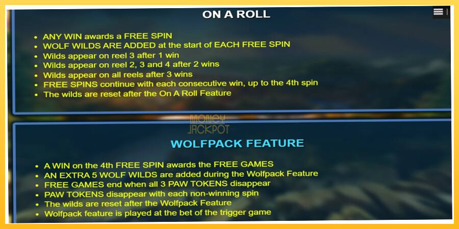 Игровой аппарат Wolfpack Pays - игра на реальные деньги, картинка 4