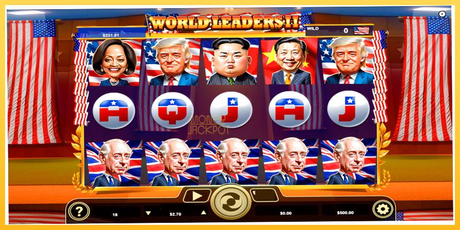 Игровой аппарат World Leaders II - игра на реальные деньги, картинка 1