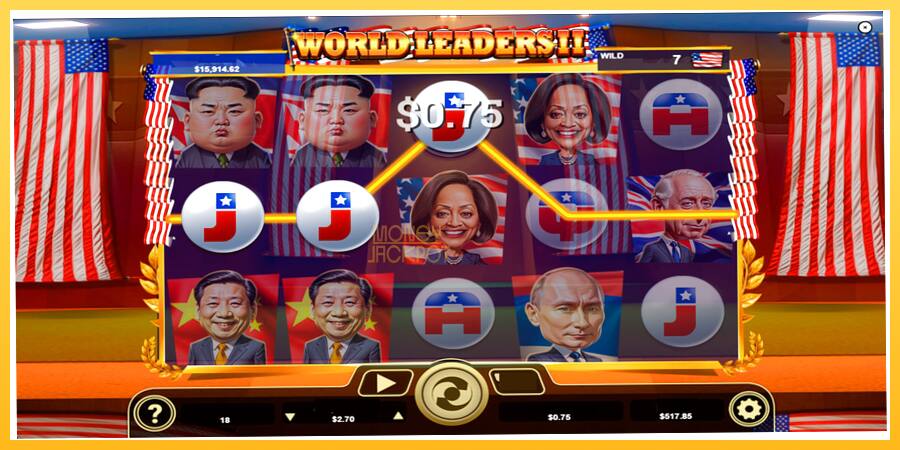 Игровой аппарат World Leaders II - игра на реальные деньги, картинка 3