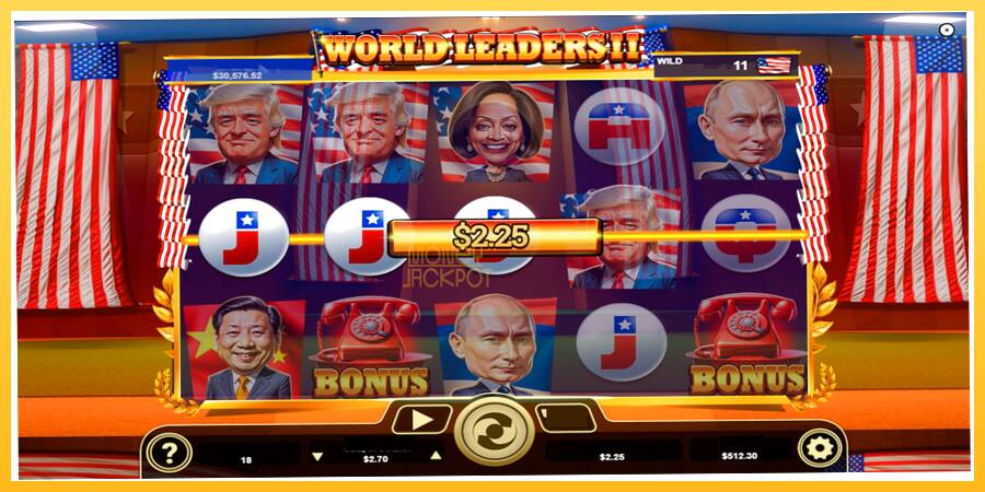 Игровой аппарат World Leaders II - игра на реальные деньги, картинка 5