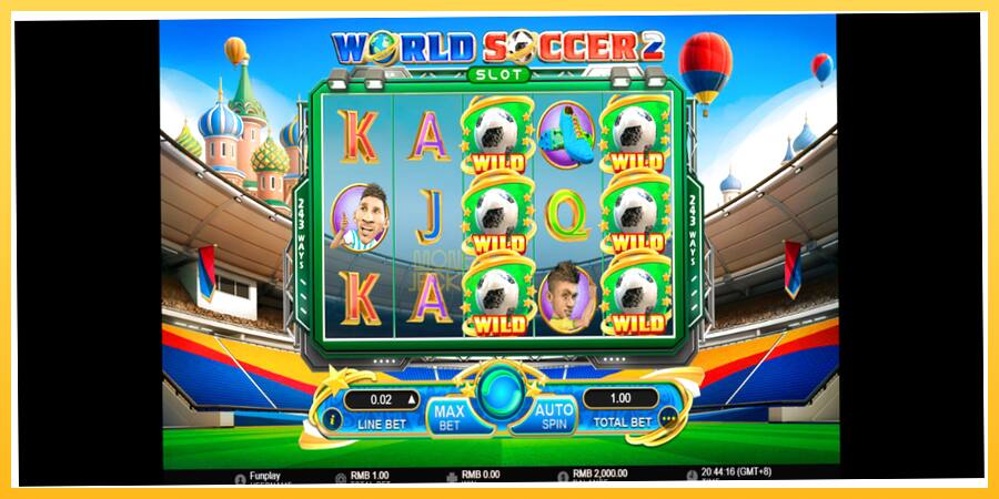 Игровой аппарат World Soccer Slot 2 - игра на реальные деньги, картинка 1