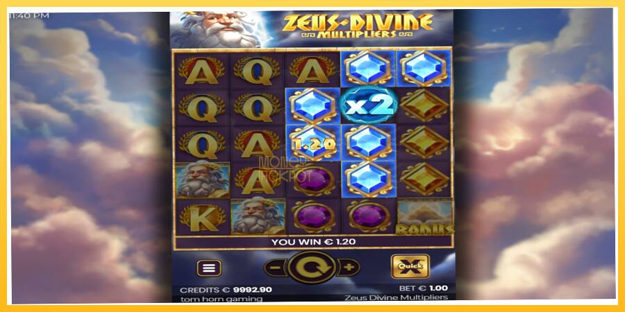 Игровой аппарат Zeus Divine Multipliers - игра на реальные деньги, картинка 3