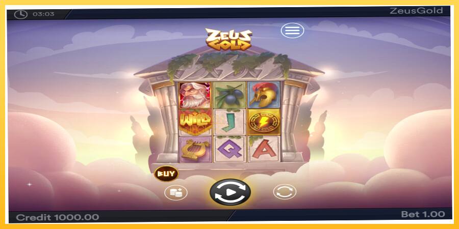 Игровой аппарат Zeus Gold - игра на реальные деньги, картинка 2