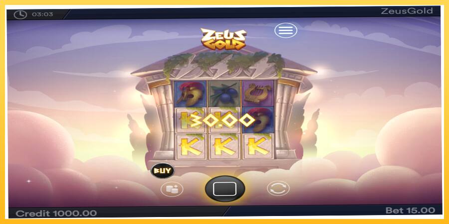 Игровой аппарат Zeus Gold - игра на реальные деньги, картинка 3