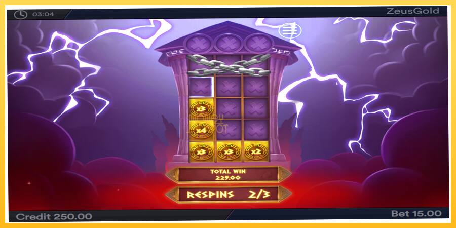 Игровой аппарат Zeus Gold - игра на реальные деньги, картинка 4