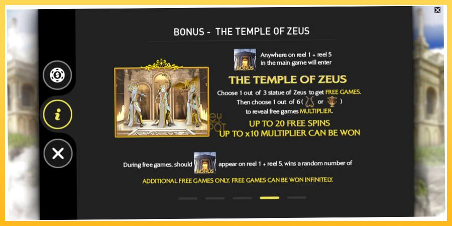 Игровой аппарат Zeus King of Gods - игра на реальные деньги, картинка 6