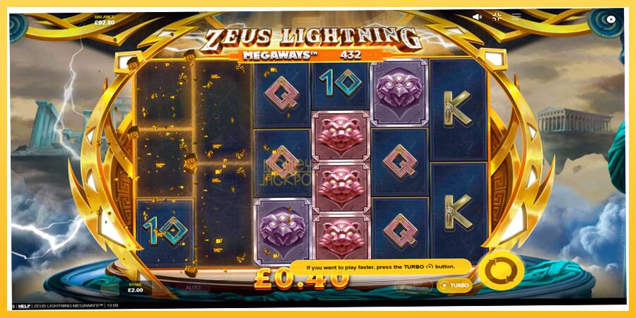 Игровой аппарат Zeus Lightning Megaways - игра на реальные деньги, картинка 3