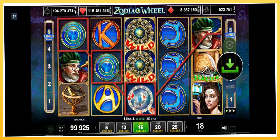 Игровой аппарат Zodiac Wheel - игра на реальные деньги, картинка 2