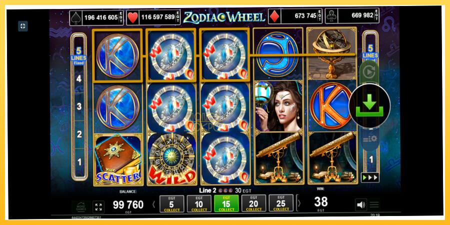 Игровой аппарат Zodiac Wheel - игра на реальные деньги, картинка 3