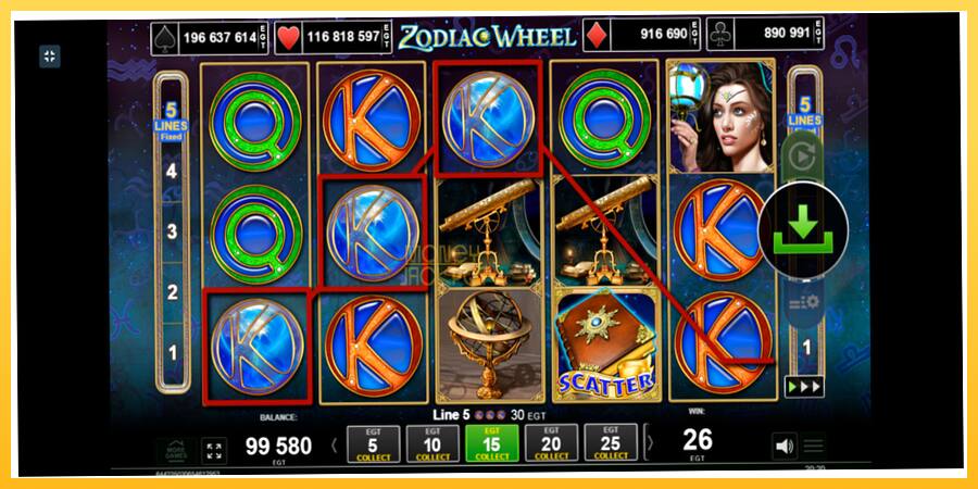 Игровой аппарат Zodiac Wheel - игра на реальные деньги, картинка 5