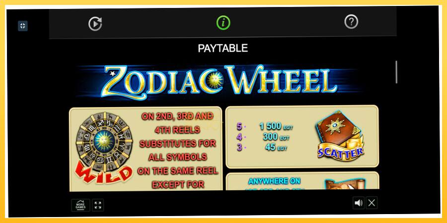 Игровой аппарат Zodiac Wheel - игра на реальные деньги, картинка 6