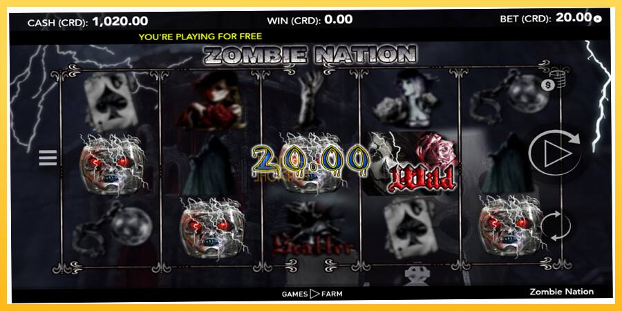 Игровой аппарат Zombie Nation - игра на реальные деньги, картинка 3