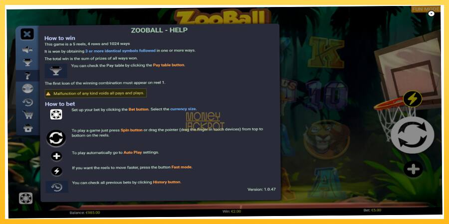 Игровой аппарат ZooBall - игра на реальные деньги, картинка 7